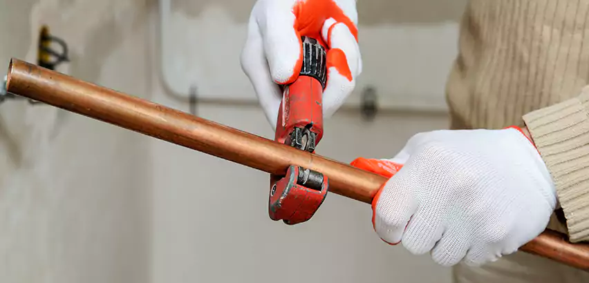 Temporary Copper Pipe Repair Middleton, ID